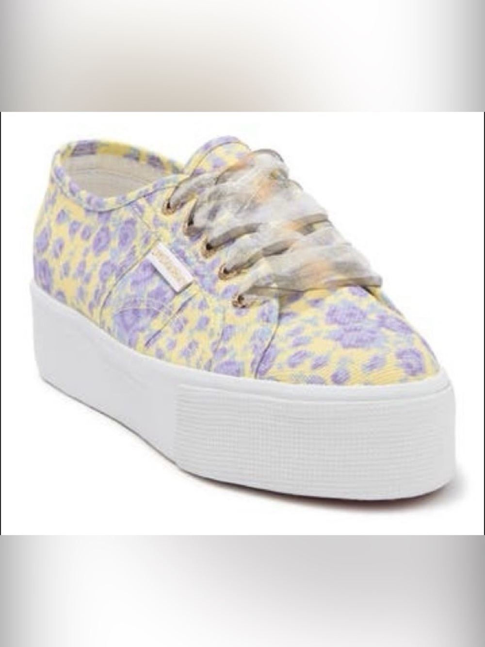 Superga x Love Shack Fancy Purple Rain Platform Sneakers Size 7.5 💜💜